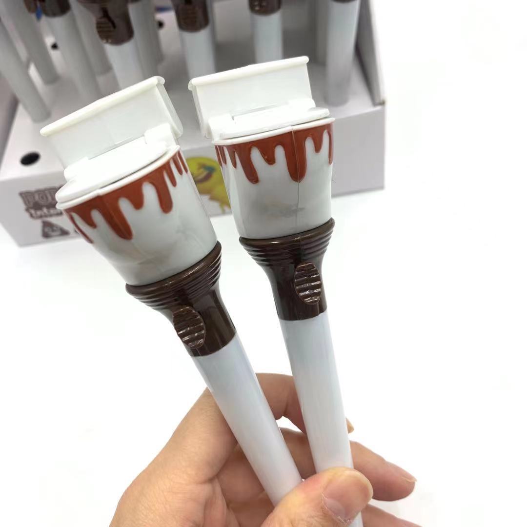 Wholesale Silicone Toilet Bounce Pens 24pcs/box